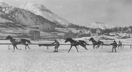 Skijöring in St. Moritz 1928, Getty Images