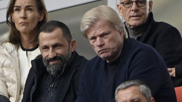 Zukunft des FC Bayern: In der Kritik: Sportvorstand Hasan Salihamidzic (links) und der Vorstandsvorsitzende Oliver Kahn.