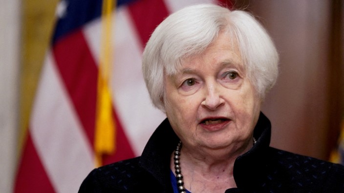 USA: Finanzministerin Janet Yellen hat bisher mit "außerordentlichen Maßnahmen" einen Zahlungsausfall der USA verhindert.