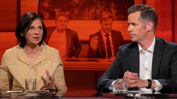 TV-Kritik zu "Hart aber fair": Kaum zu glauben, dass ihre Parteien einer gemeinsamen Regierungskoalition angehören: Katrin Göring-Eckardt und Christian Dürr.