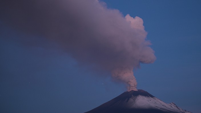Vulkan: Der Popocatépetl raucht mal wieder.