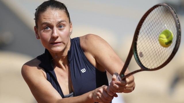 French Open: Hielt eine bemerkenswerte Pressekonferenz: Marta Kostjuk aus der Ukraine.