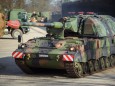 Eine "Panzerhaubitze 2000" der Bundeswehr in Munster. Gegenwärtig werden in der Slowakei mehrere solche Fahrzeuge und "Geparden" gewartet.