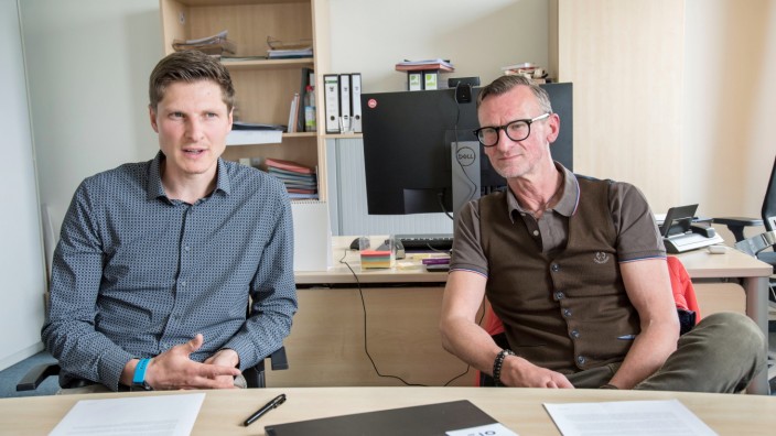 Verwaltung: Ludwig Beck (links) und Sven Neumann stehen als Geschäftsführer im Nebenerwerb an der Spitze des IT- Unternehmens.