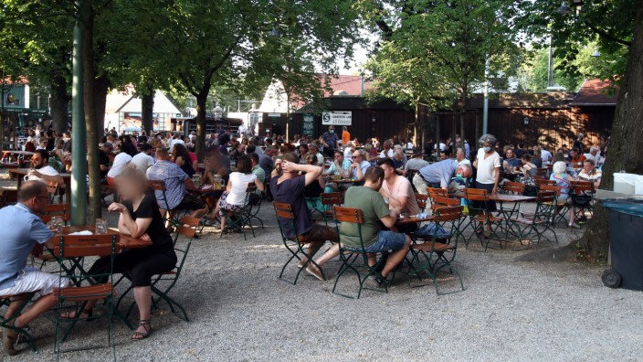 Neuhausen-Nymphenburg: Der Hirschgarten ist nicht zuletzt wegen seines großen Biergartens beliebt.