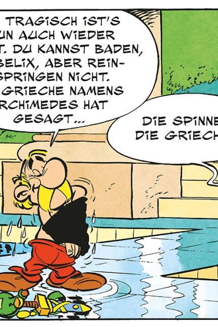 Asterix-Übersetzerin: Die spinnen.... Asterix und Obelix starteten als Fortsetzungsroman in "Pilote".