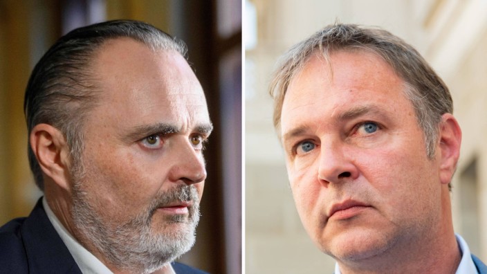 Österreich: Es kann nur einen geben: Hans Peter Doskozil (links) und Andreas Babler wollen SPÖ-Chef werden.