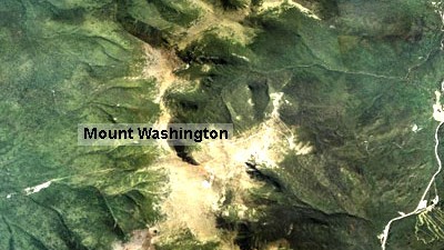 Erde extrem: Der Mount Washington vom All aus gesehen.