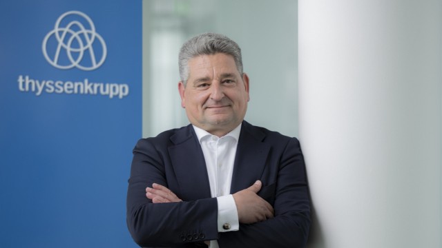Industry: Miguel López has been the new CEO of Thyssenkrupp for a few days.