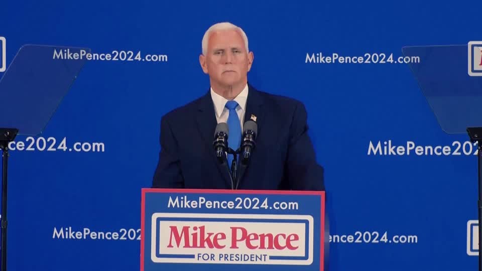 Pence launches election campaign with attack on Trump politics