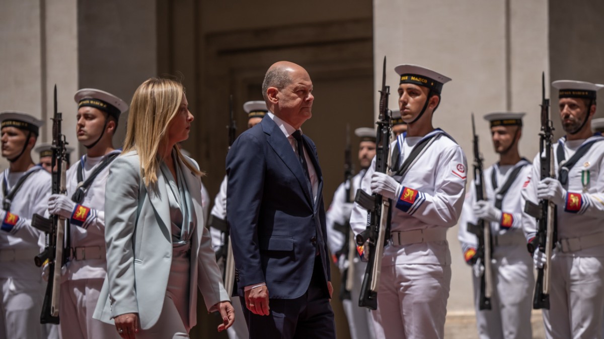 With an optimistic note: Scholz meets Meloni in Rome – politics