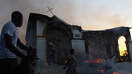 Port-au-Prince Erdbeben Haiti zerstörte Kirche Getty