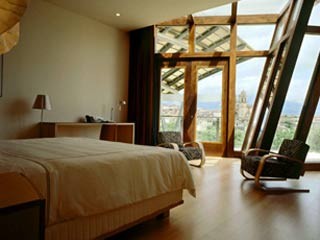 Zimmer mit Aussicht im Hotel Marques de Riscal, The Luxury Collection