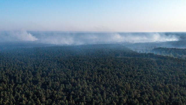 Brennende Wälder in Mecklenburg-Vorpommern