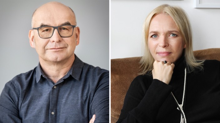 Drehbuchautoren in Deutschland: "Wir diskutieren viel und heiß über KI": Volker A. Zahn und Annette Hess setzen sich im Deutschen Drehbuchverband für die Rechte von Autorinnen und Autoren ein.