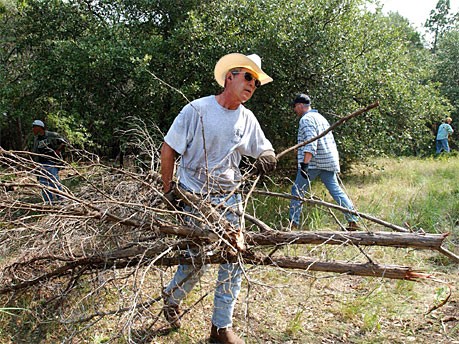 George W. Bush auf seiner Ranch in Crawford/Texas; Reuters