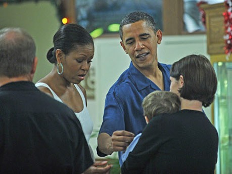 Michelle und Barack Obama, AFP