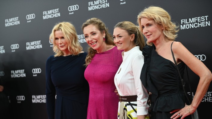 Bilanz des Münchner Filmfests: Veronika Ferres, Diana Iljine, Judith Gerlach und Maria Furtwängler (v. l.)