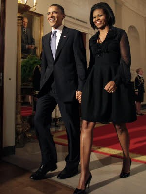 Barack und Michelle Obama; afp