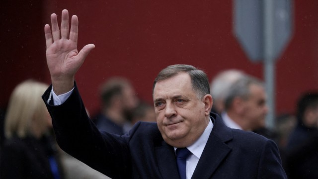 Bosnien-Herzegowina: Es schert ihn nicht, dass er sich selbst strafbar macht, wenn er so weitermacht: der kremlnahe Präsident der Republika Srpska, Milorad Dodik.