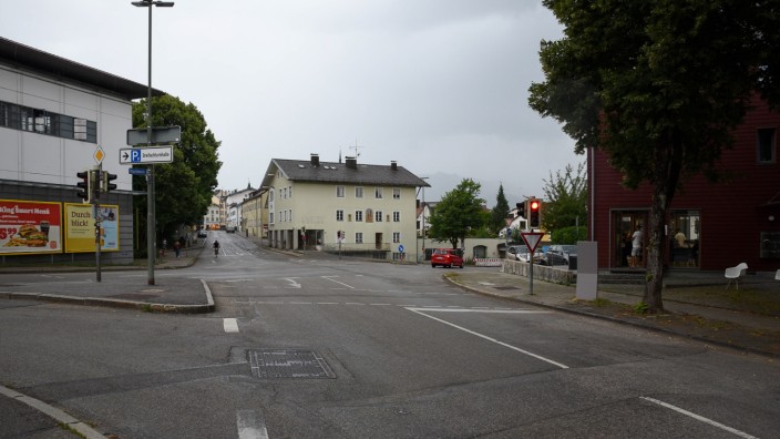 Stadtentwicklung: Die Kreuzung der Hindenburgstraße mit der Nockhergasse soll neu gestaltet werden.