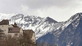 Liechtenstein: Wahrzeichen: Die Burg von Vaduz.