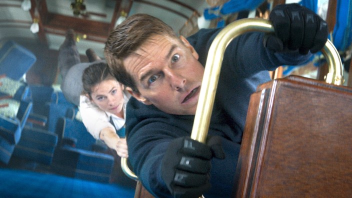 "Mission: Impossible - Dead Reckoning Teil eins" im Kino: Tom Cruise und Hayley Atwell in "Mission: Impossible - Dead Reckoning Teil eins".