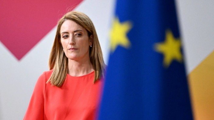 EU-Parlament und "Katargate": "Wir haben nichts unter den Teppich gekehrt", sagt Roberta Metsola, Präsidentin des Europaparlaments.