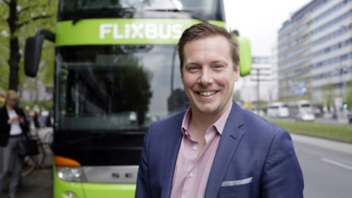 Flixbus: André Schwämmlein ist Gründer und Chef des Münchner Unternehmens Flix, das 60 Millionen Passagiere im Jahr befördert.
