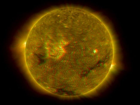 Sonne in 3D