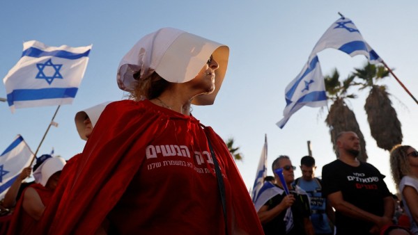 Mass protests against judicial overhaul as Israelis launch 'Day of National Resistance', in Tel Aviv