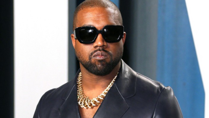 Soziale Medien: Kanye West bei einer Oscar-Party im Jahr 2020.