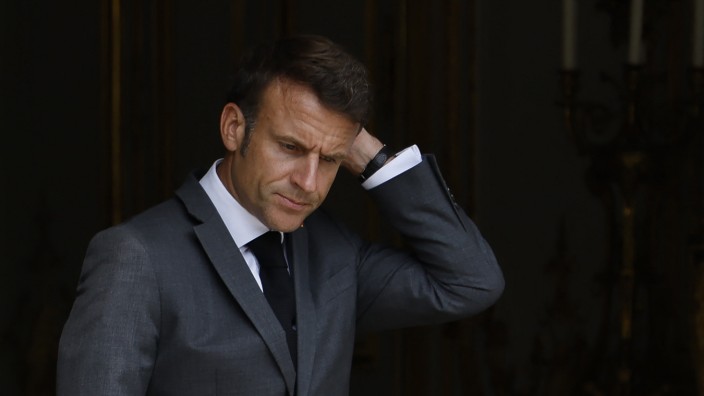 Frankreich: Hat das dringende Chef-Bedürfnis, die Herrschaft über die Agenda zurückzugewinnen: Präsident Emmanuel Macron.