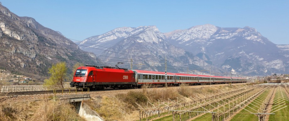Reiseverkehr: Die Brennerstrecke ist eine der wichtigsten Bahntrassen über die Alpen.