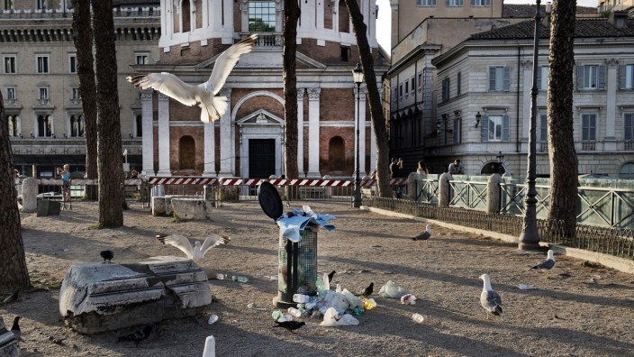 Roman von Nicola Lagioia: Aggressive Möwenschwärme, überquellende Mülleimer: Etwas schien verkehrt zu laufen in Rom, für das das Verbrechen nur ein Symptom war.