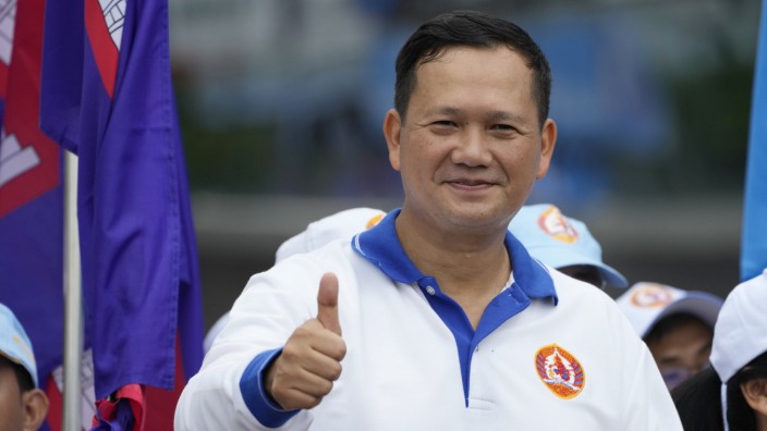 Kambodscha: Hun Manet, Sohn des bisherigen kambodschanischen Ministerpräsidenten Hun Sen, gab sich schon im Wahlkampf zuversichtlich.