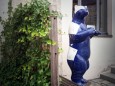FREISING: Freisinger Korbinians-Bär, Serielle Skulptur als Teil der Stadtmöblierung