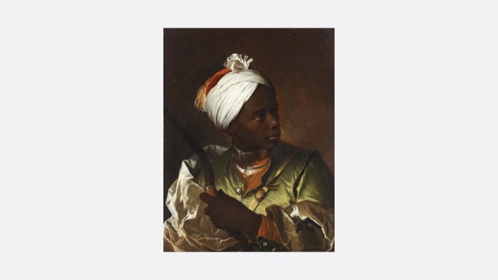 Pariser Einwanderungsmuseum: Er könnte ein Prinz sein, trüge er nicht die eiserne Schelle um den Hals: der aus Afrika verschleppte Hausdiener, gemalt von Hyacinthe Rigaud.