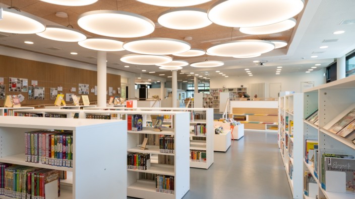Messestadt Riem: Die Bibliothek in Riem ist besonders auf Kinder und Familien ausgerichtet.