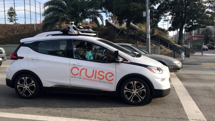 Autonomes Fahren: Eines der selbstfahrenden Autos von Cruise