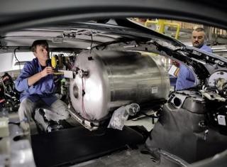 BMW Hydrogen 7, Wasserstoff, alternativer Krafstoff, Foto: Pressinform