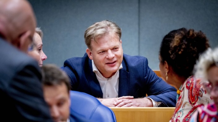 Niederlande: Pieter Omtzigt im Parlament in Den Haag. Er verließ den christdemokratischen CDA 2020 nach wiederholten Reibereien und parteiinternen Diffamierungen.