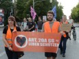 Aktivisten der "Letzten Generation" 2023 in München