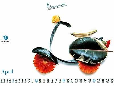 1998, Vespa-Kalender
