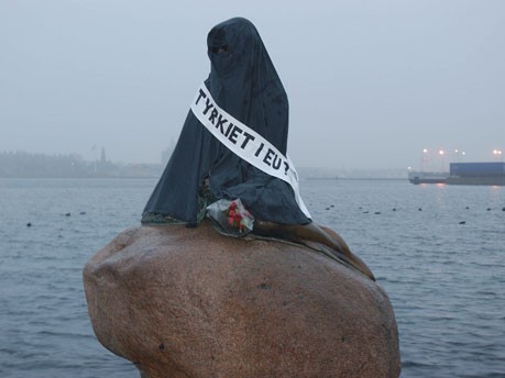 Die kleine Meerjungfrau in Kopenhagen, Dänemark