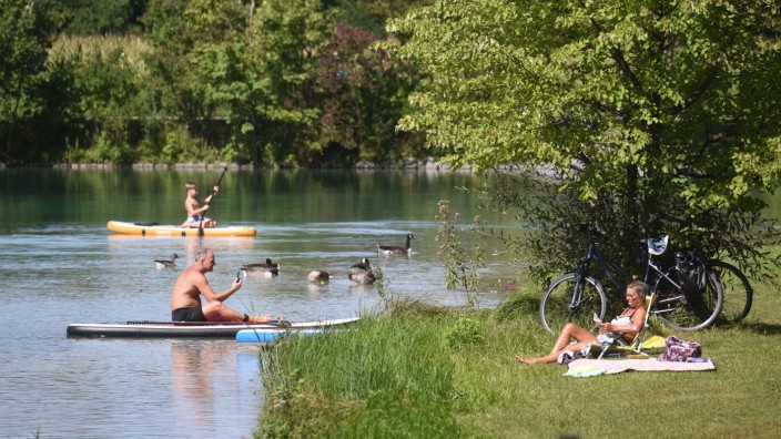 Karlsfelder See: Der Sommer ist zurück auch am Karlsfelder See.