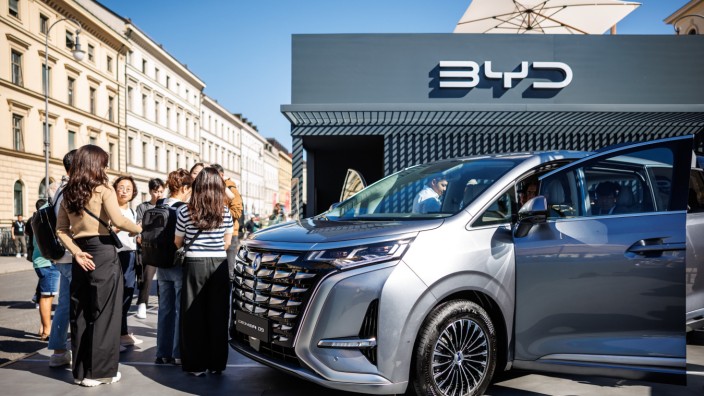 IAA 2023: Die chinesische Automarke BYD zeigt sich auf der Automesse in München