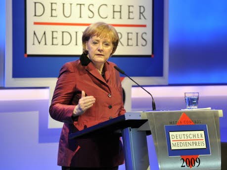 Merkel; Medienpreis; Getty