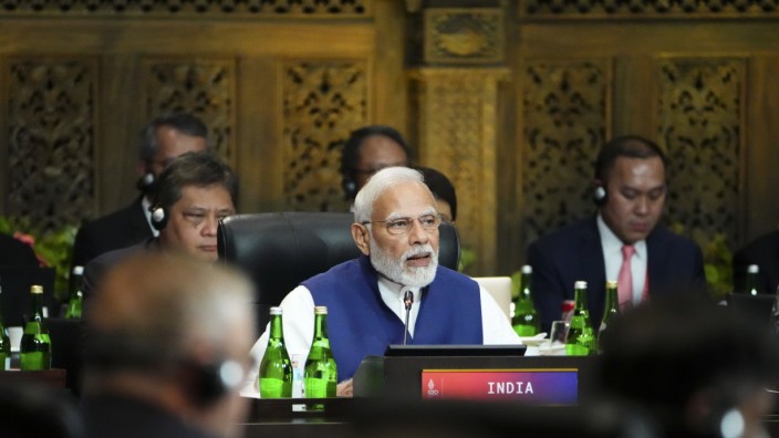 Indien: PLötzlich schweigsam: Indiens Premierminister Narendra Modi.