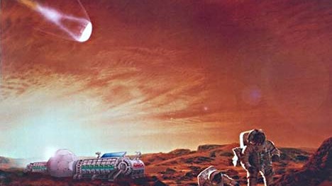 Raumfahrt: Die Nasa-Sonden sollen nur die Vorhut für eine spätere Besiedlung des Roten Planeten durch Menschen bilden. Die ersten Lebewesen werden sie dort dann aber offenbar nicht sein.